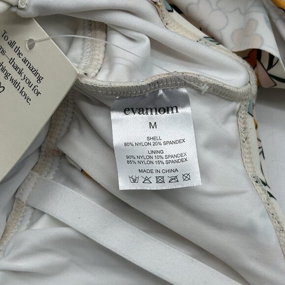EvaMom Size Medium Nursing Mom Bathing Suit Swimsuit One Piece Tummy Control NWT - Picture 7 of 9